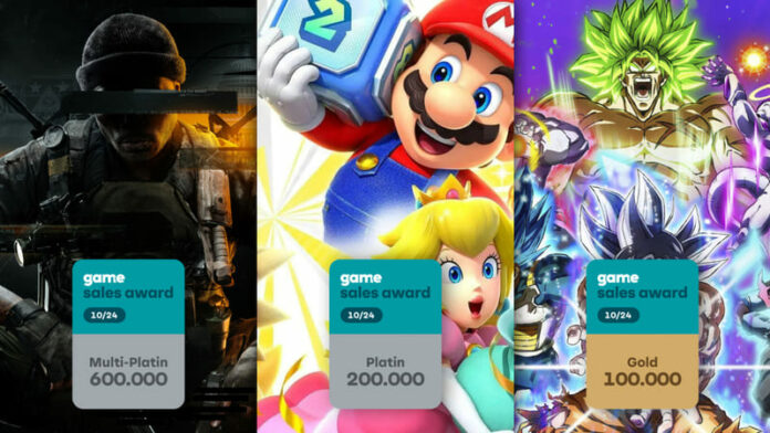 game Sales Awards_Oktober 2024